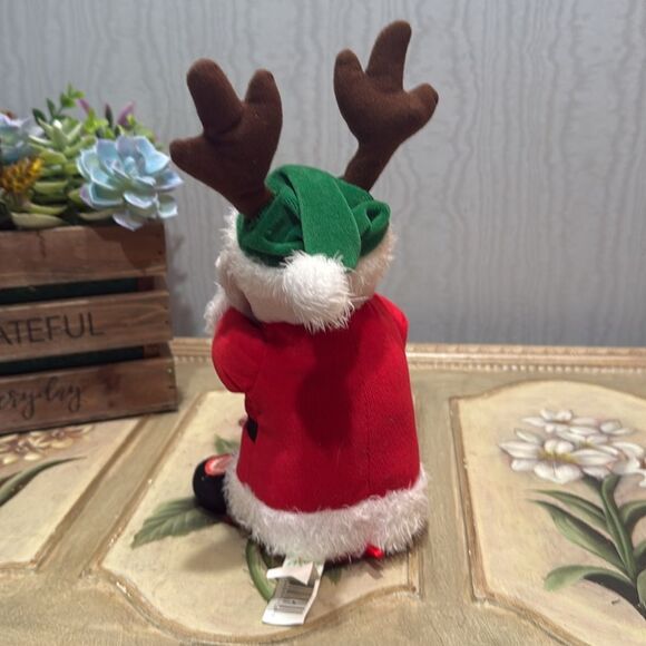 Vintage Holiday Time Animated Animatronic Musical Saxophone Playing Santa Claus - Picture 3 of 9